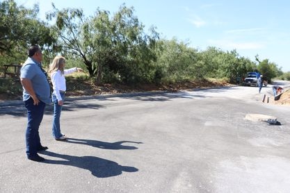 Se está llevando a cabo la Pavimentación de la Av. Fco. I Madero